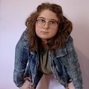 Plaid, Denim-like Jacket